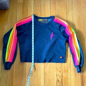 Aviator Nation cropped sweatshirt- size small